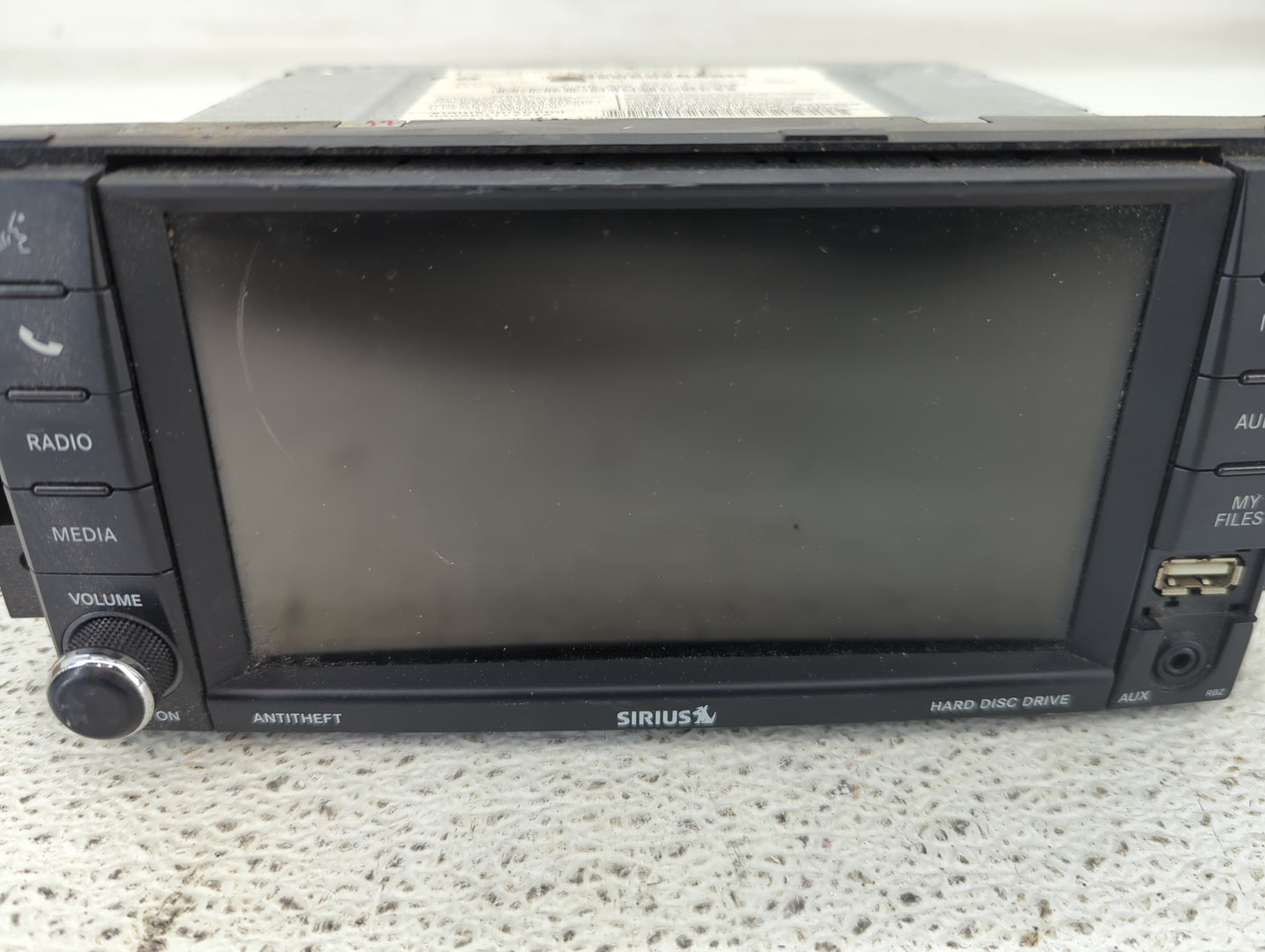 2012-2016 Chrysler Town & Country Radio AM FM Cd Player Receiver Replacement P/N:P05091201AD Fits OEM Used Auto Parts - Oemu