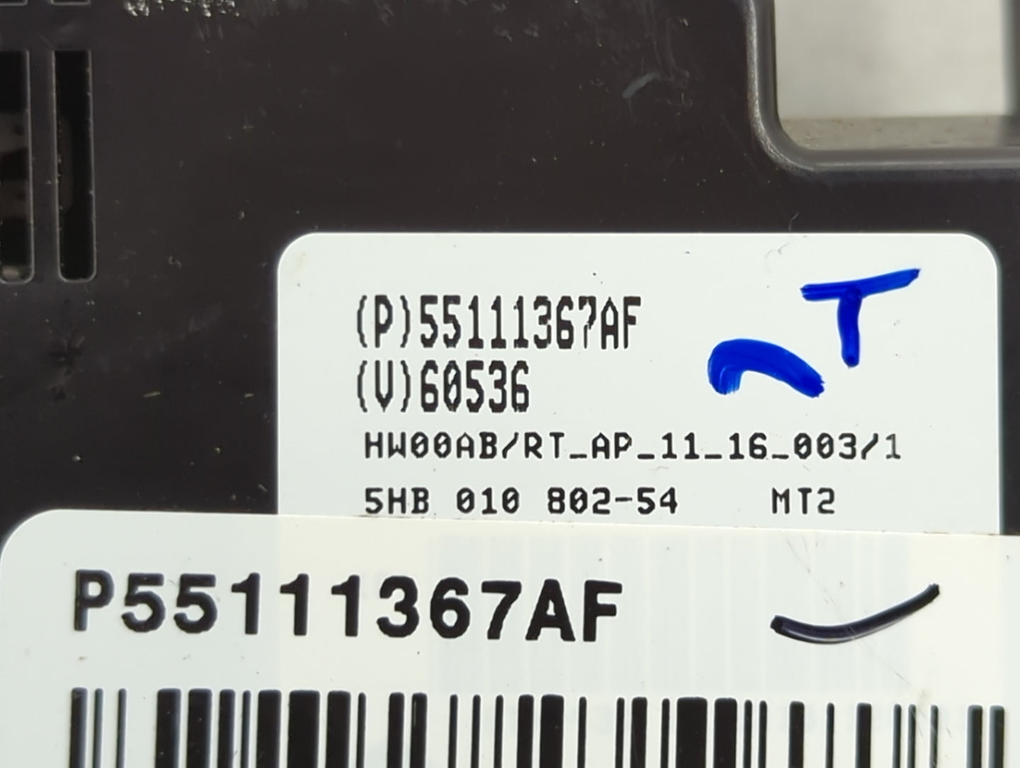 2011-2016 Chrysler Town & Country Climate Control Module Temperature AC/Heater Replacement P/N:55111367AF Fits OEM Used Auto