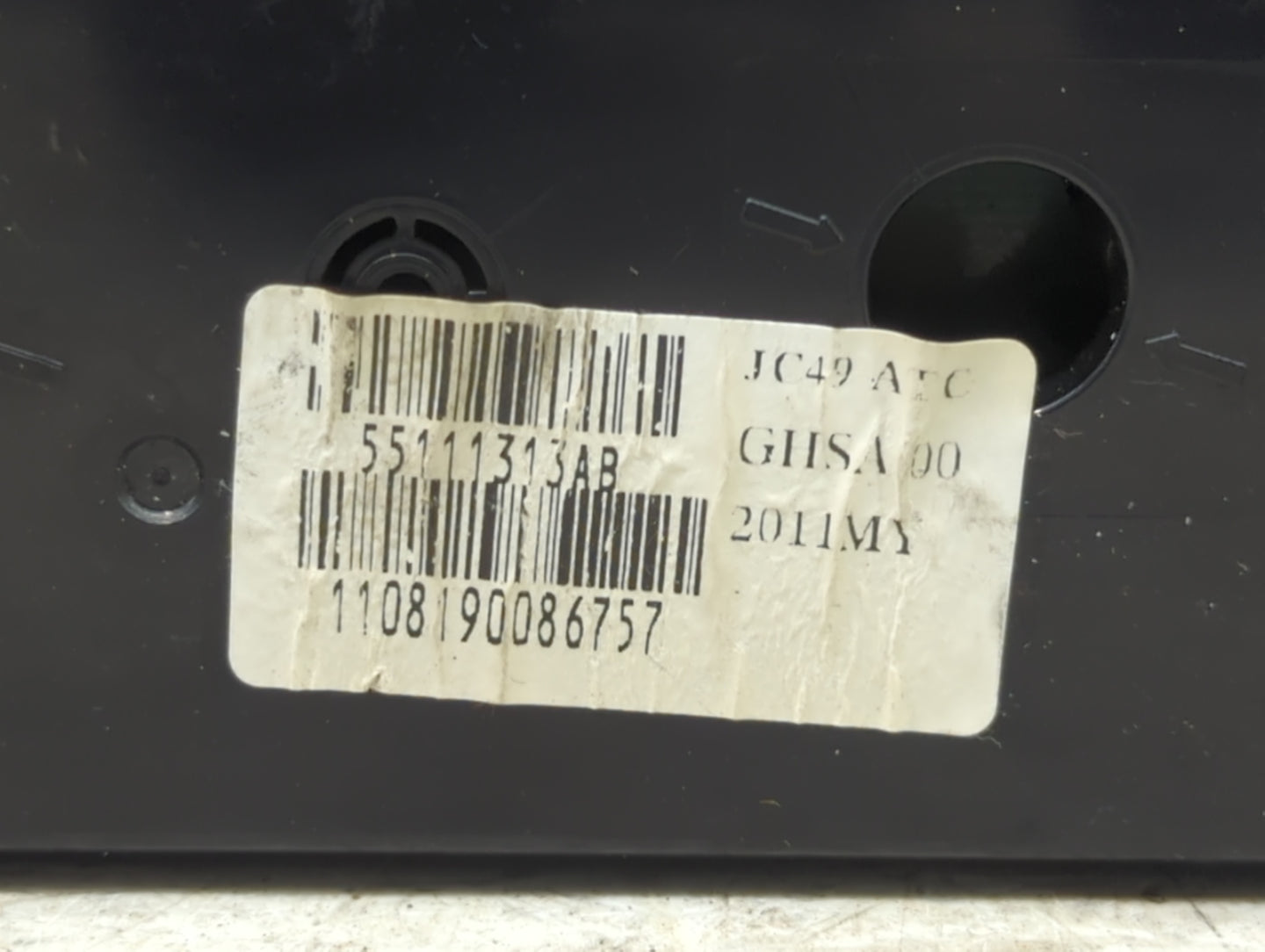 2012-2016 Chrysler Town & Country Climate Control Module Temperature AC/Heater Replacement P/N:55111313AB Fits OEM Used Auto