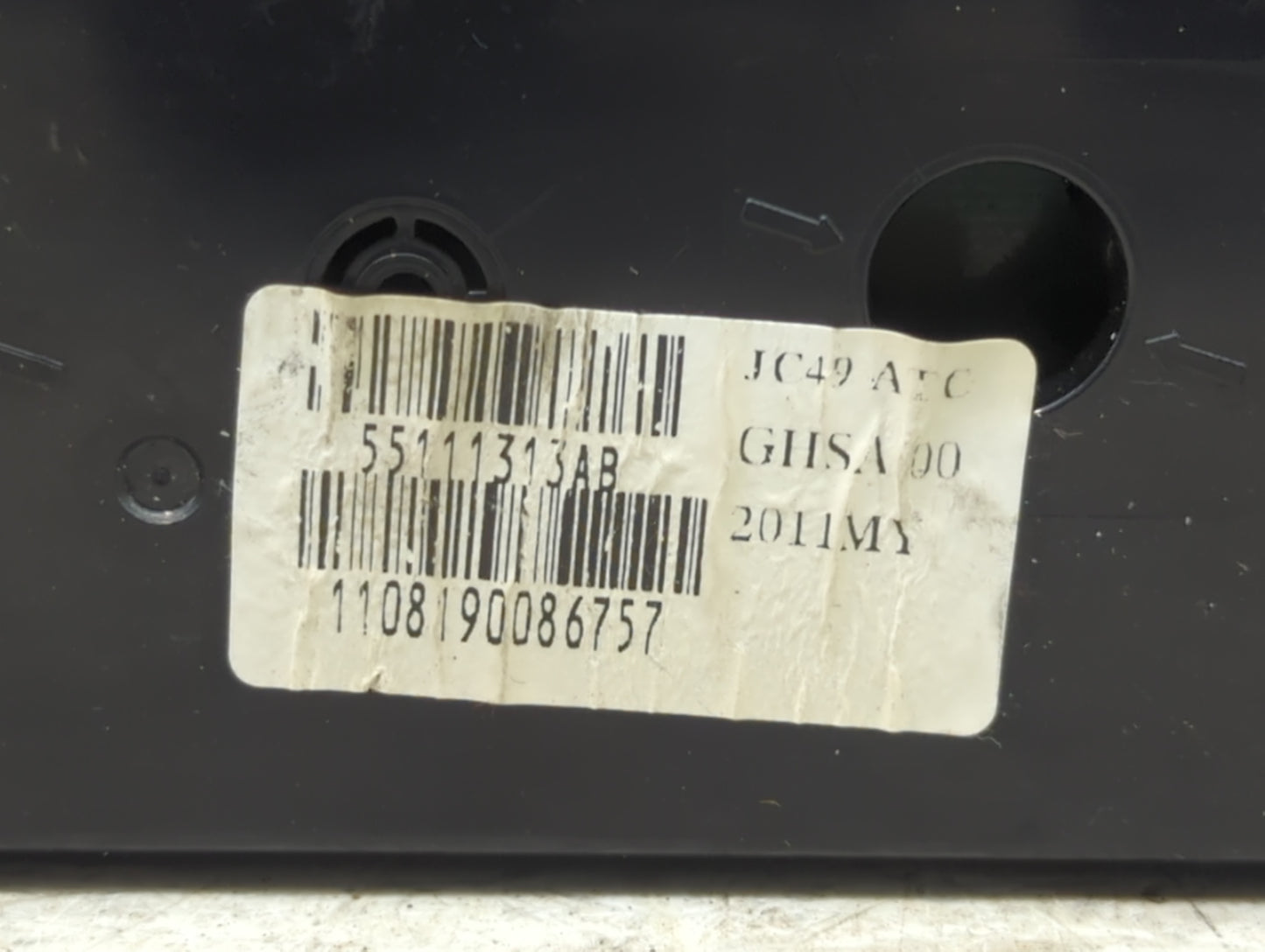 2012-2016 Chrysler Town & Country Climate Control Module Temperature AC/Heater Replacement P/N:55111313AB Fits OEM Used Auto