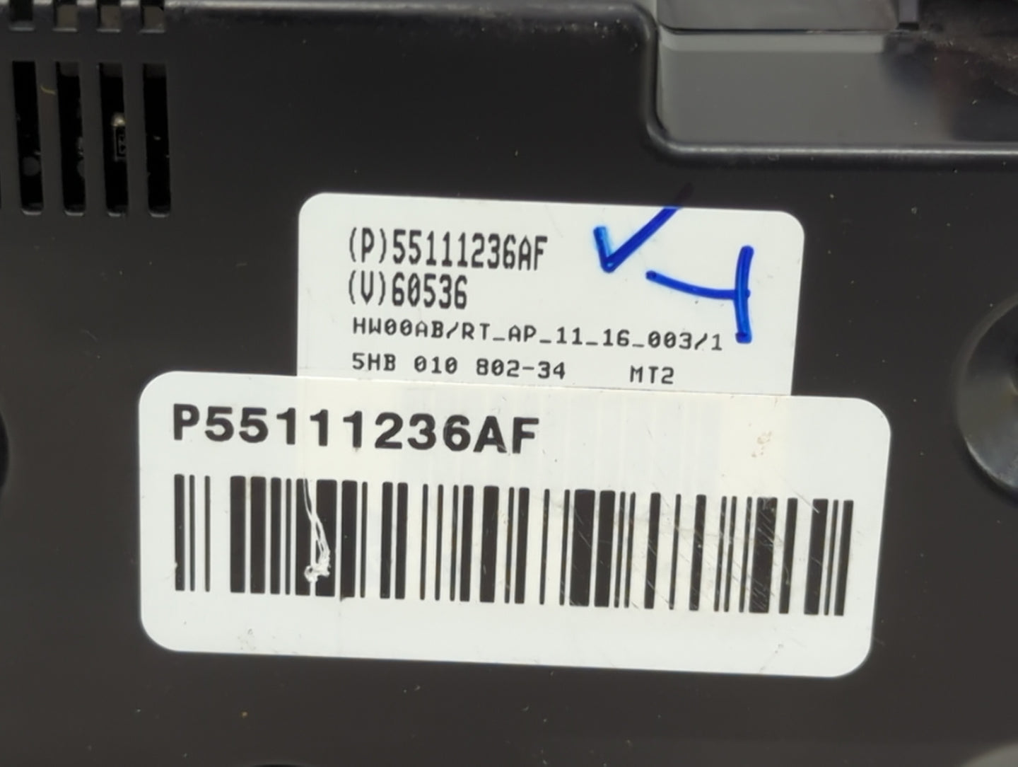 2011-2016 Chrysler Town & Country Climate Control Module Temperature AC/Heater Replacement P/N:P55111236AF Fits OEM Used Aut