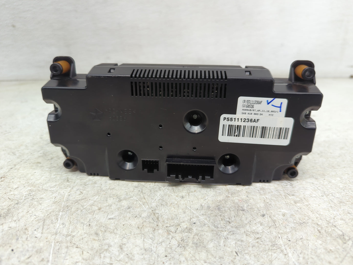 2011-2016 Chrysler Town & Country Climate Control Module Temperature AC/Heater Replacement P/N:P55111236AF Fits OEM Used Aut