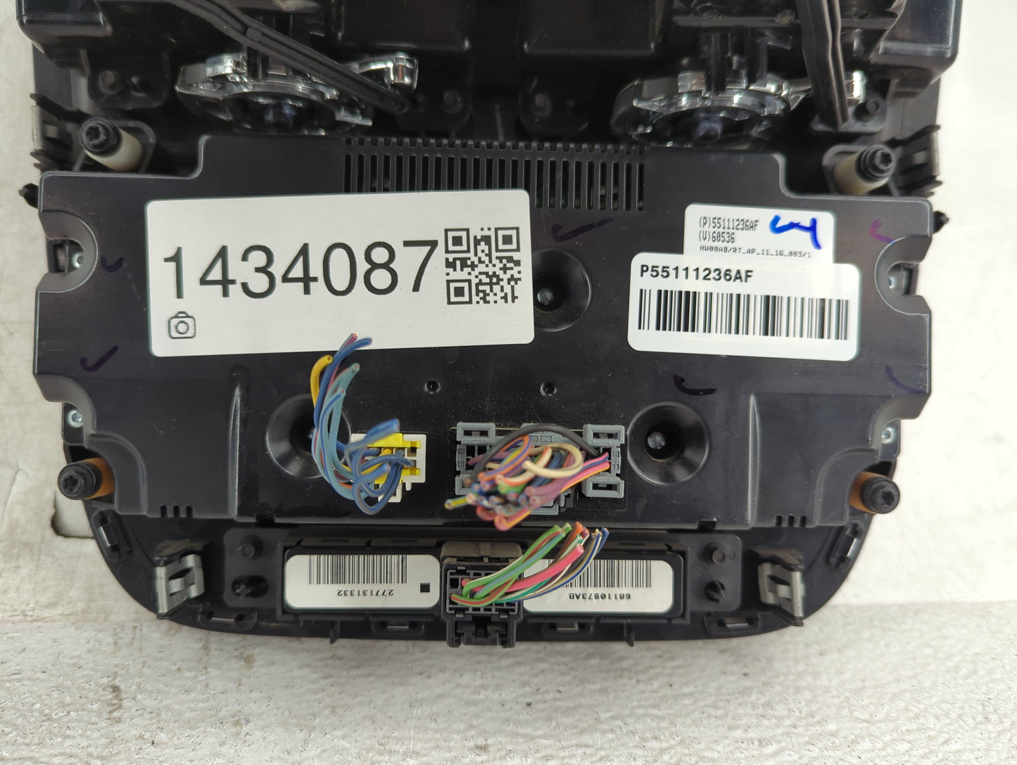 2011-2016 Chrysler Town & Country Climate Control Module Temperature AC/Heater Replacement P/N:P55111236AF 55111236AF Fits O