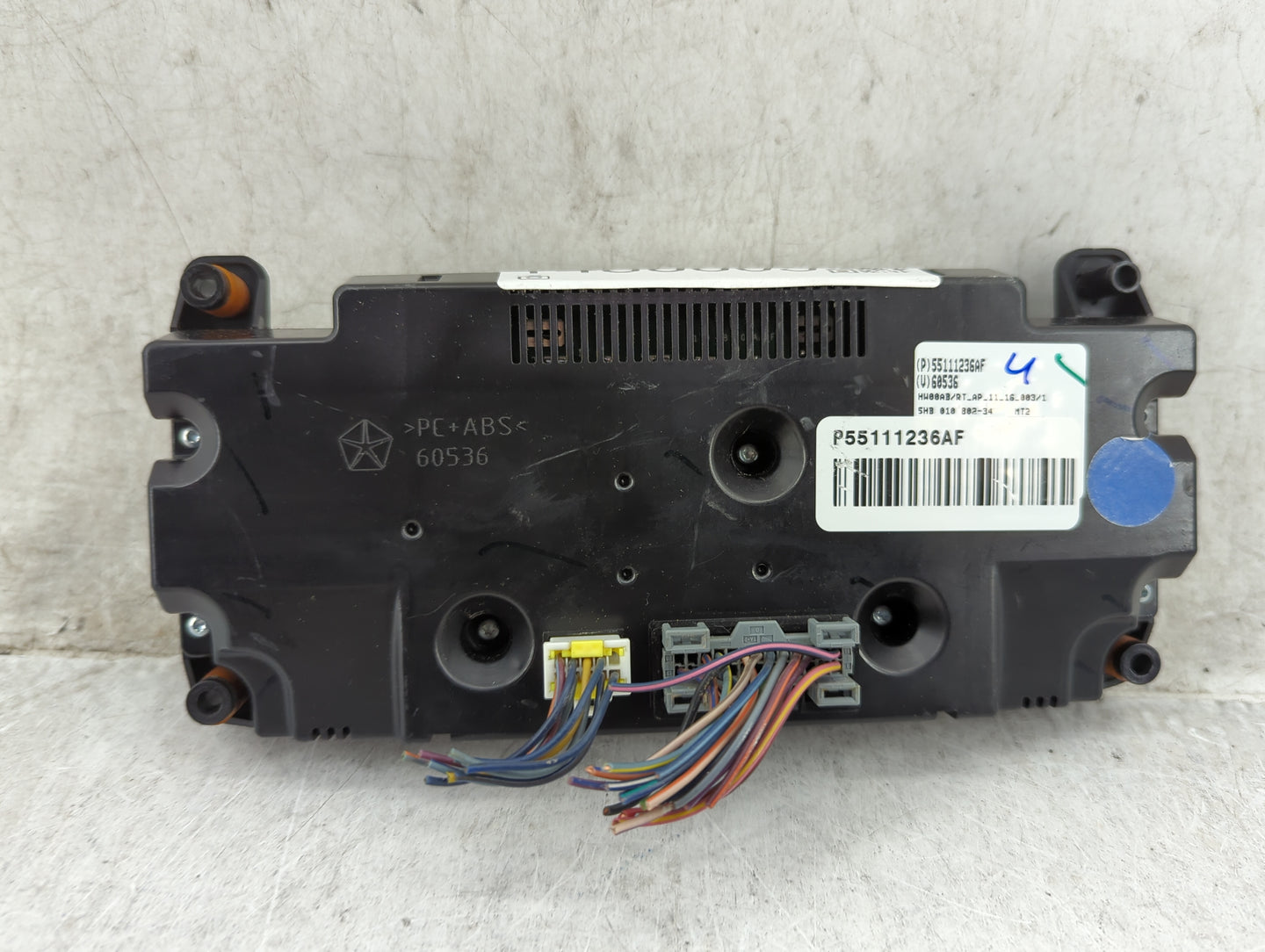 2012 Chrysler Town & Country Climate Control Module Temperature AC/Heater Replacement P/N:P55111236AF 55111236AF Fits OEM Us