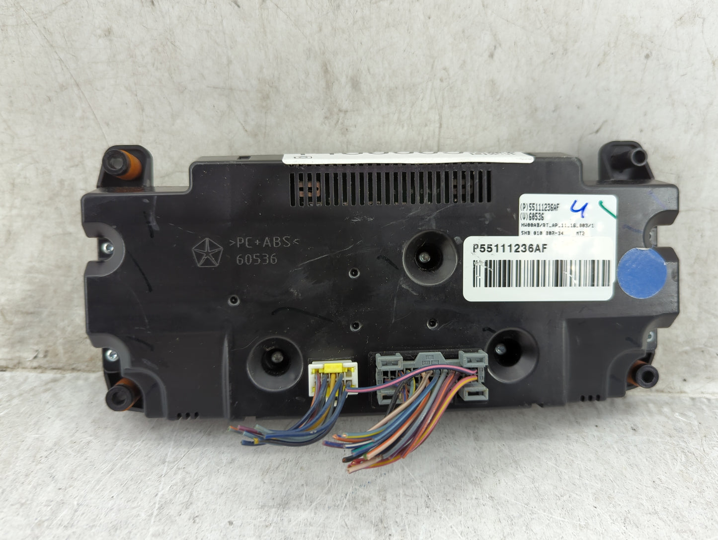 2012 Chrysler Town & Country Climate Control Module Temperature AC/Heater Replacement P/N:P55111236AF 55111236AF Fits OEM Us