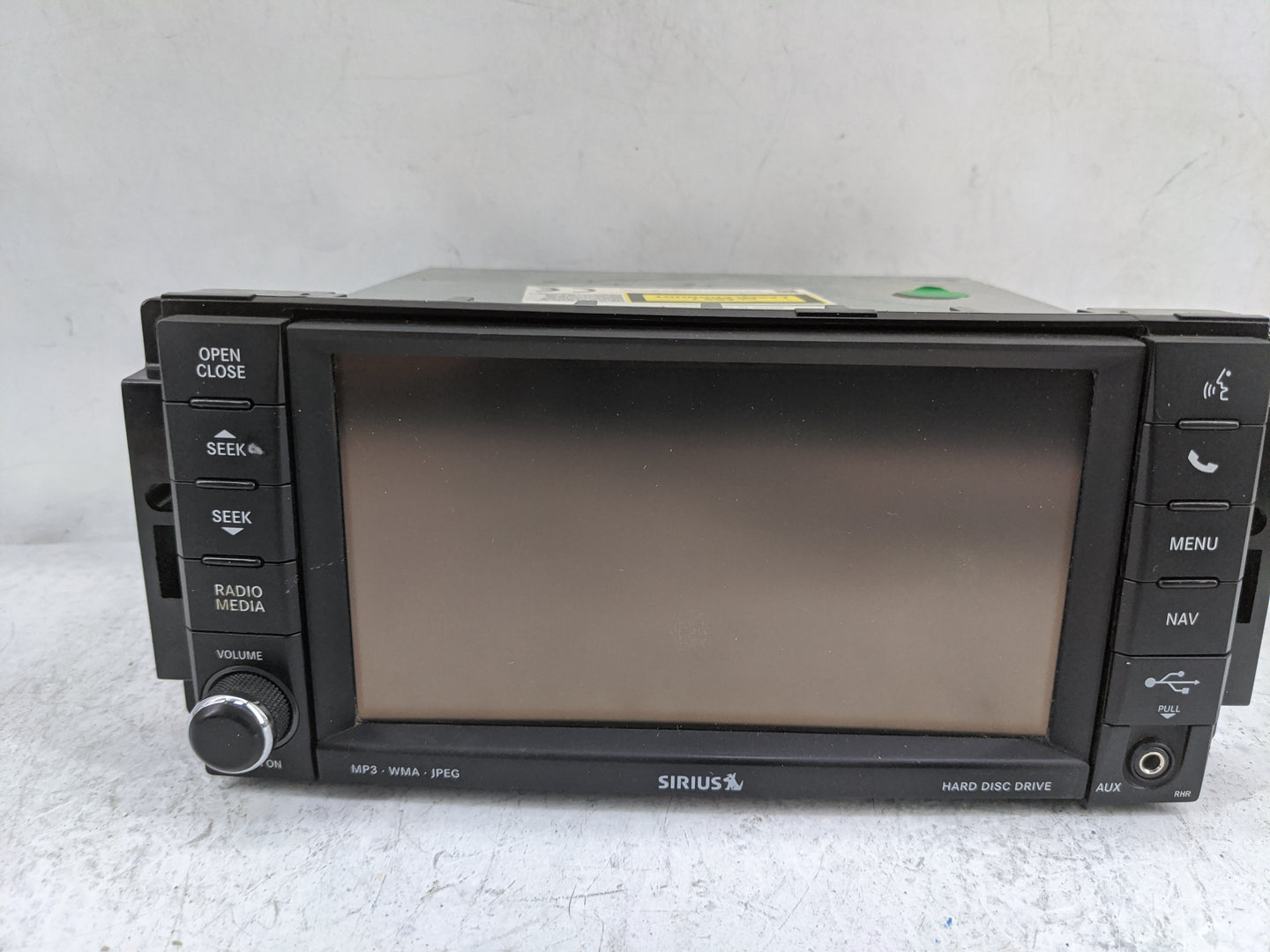 2012 Chrysler Town & Country Radio AM FM Cd Player Receiver Replacement P/N:P05091209AC T00BE241156084 Fits OEM Used Auto Pa