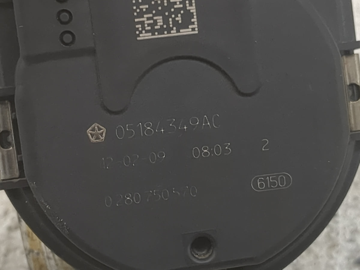 2011-2016 Chrysler Town & Country Throttle Body P/N:05184349AC 0280750570 Fits OEM Used Auto Parts - Oemusedautoparts1.com