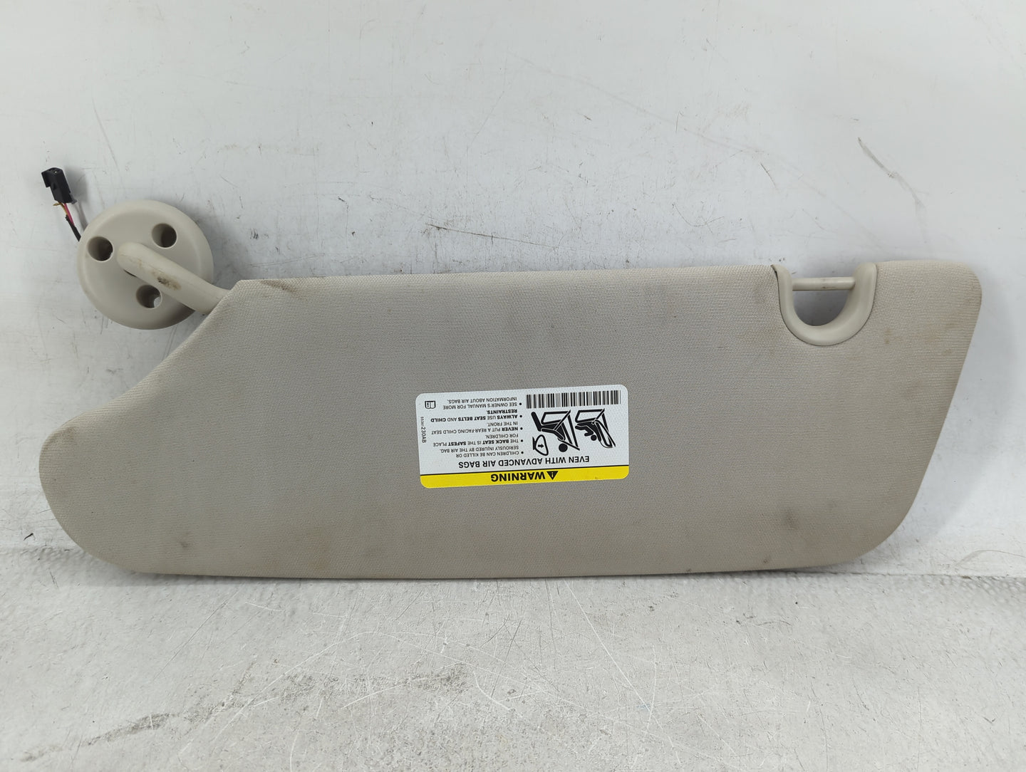2011-2016 Chrysler Town & Country Sun Visor Shade Replacement Passenger Right Mirror Fits OEM Used Auto Parts - Oemusedautop