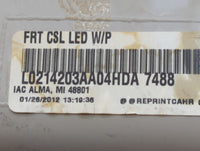 2012 Chrysler Town & Country Overhead Roof Console - Oemusedautoparts1.com