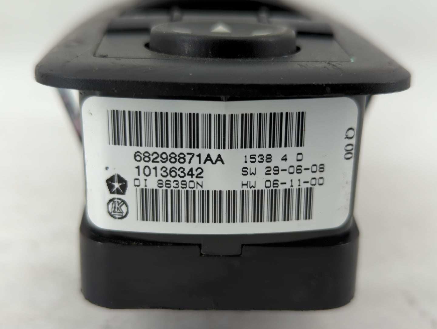 2012-2016 Chrysler Town & Country Master Power Window Switch Replacement Driver Side Left P/N:68110871AA Fits OEM Used Auto 