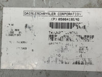 2012 Chrysler Town & Country Chassis Control Module Ccm Bcm Body Control - Oemusedautoparts1.com