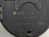 2011-2016 Chrysler Town & Country Throttle Body P/N:05184349AC Fits OEM Used Auto Parts - Oemusedautoparts1.com