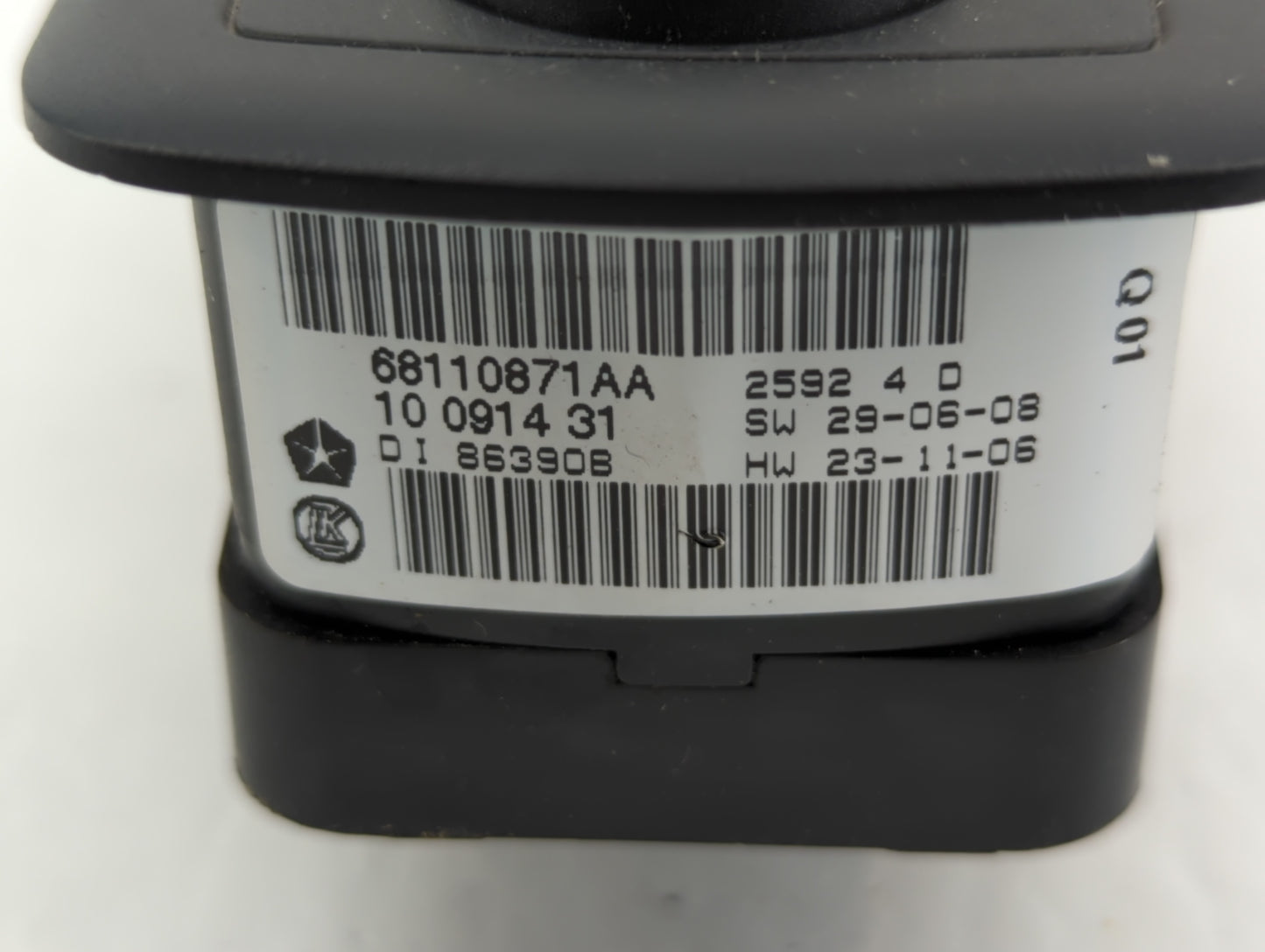 2012-2016 Chrysler Town & Country Master Power Window Switch Replacement Driver Side Left P/N:68110871AA Fits OEM Used Auto 