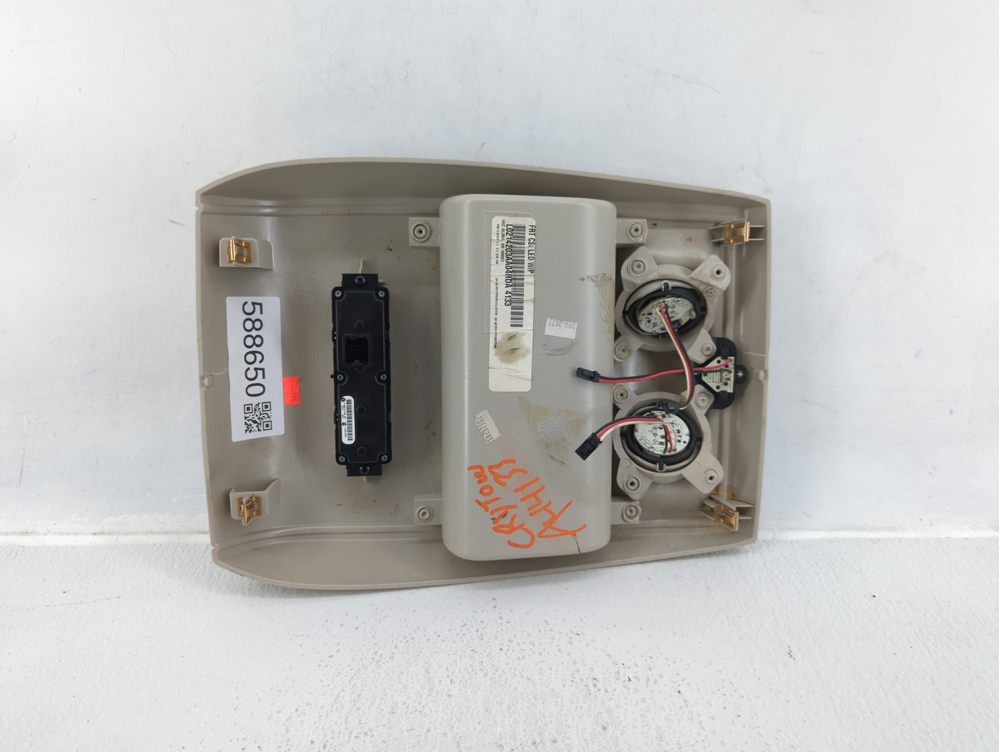 2012 Chrysler Town & Country Overhead Roof Console - Oemusedautoparts1.com