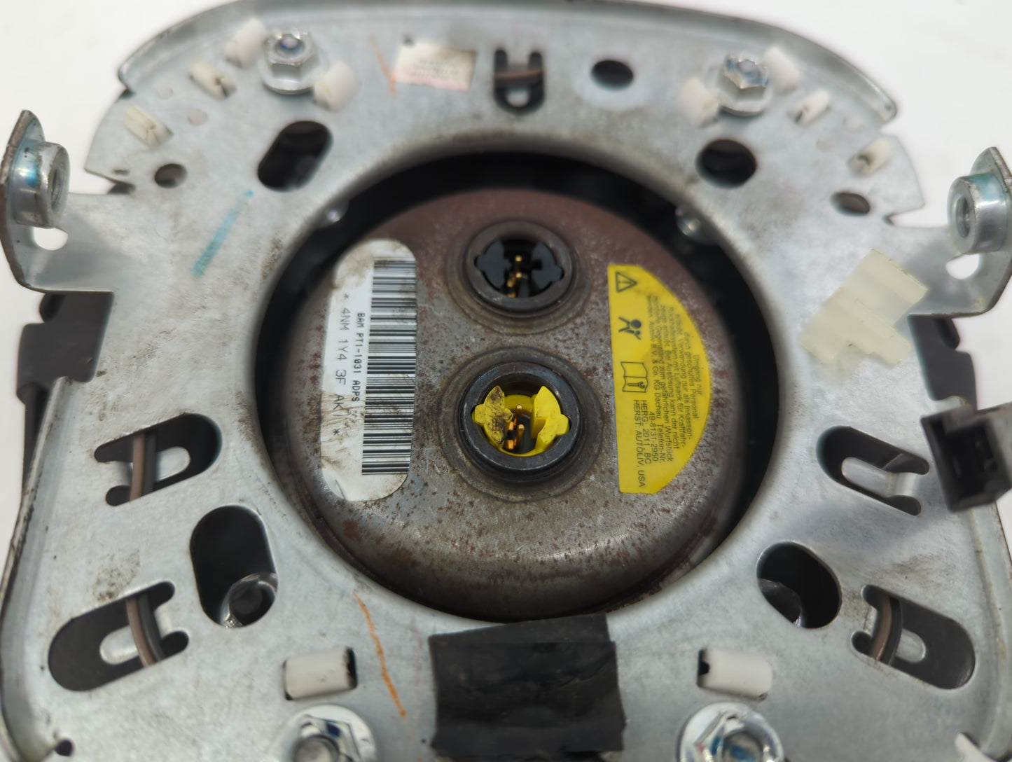 2011-2012 Chrysler Town & Country Air Bag Driver Left Steering Wheel Mounted P/N:1QK22DX9AF 2575110 Fits Fits 2011 2012 OEM 
