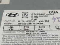 2012 Chrysler Town & Country Radio AM FM Cd Player Receiver Replacement P/N:96170-4Z1014X Fits OEM Used Auto Parts - Oemused