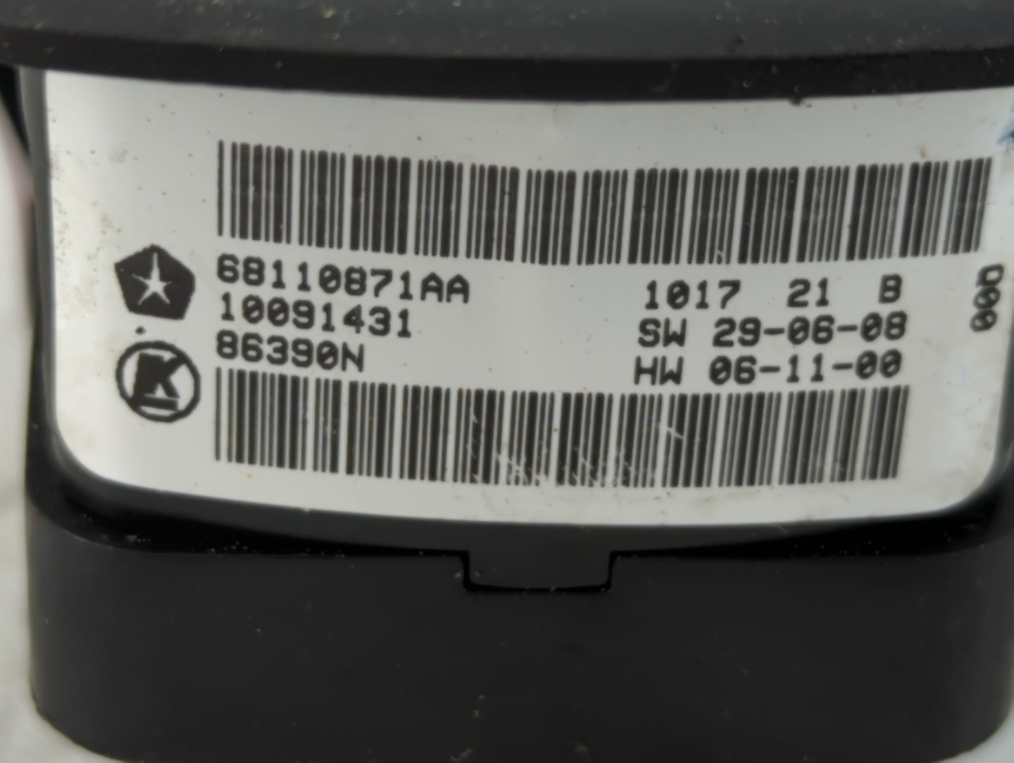 2012-2016 Chrysler Town & Country Master Power Window Switch Replacement Driver Side Left P/N:68110871AA Fits OEM Used Auto 