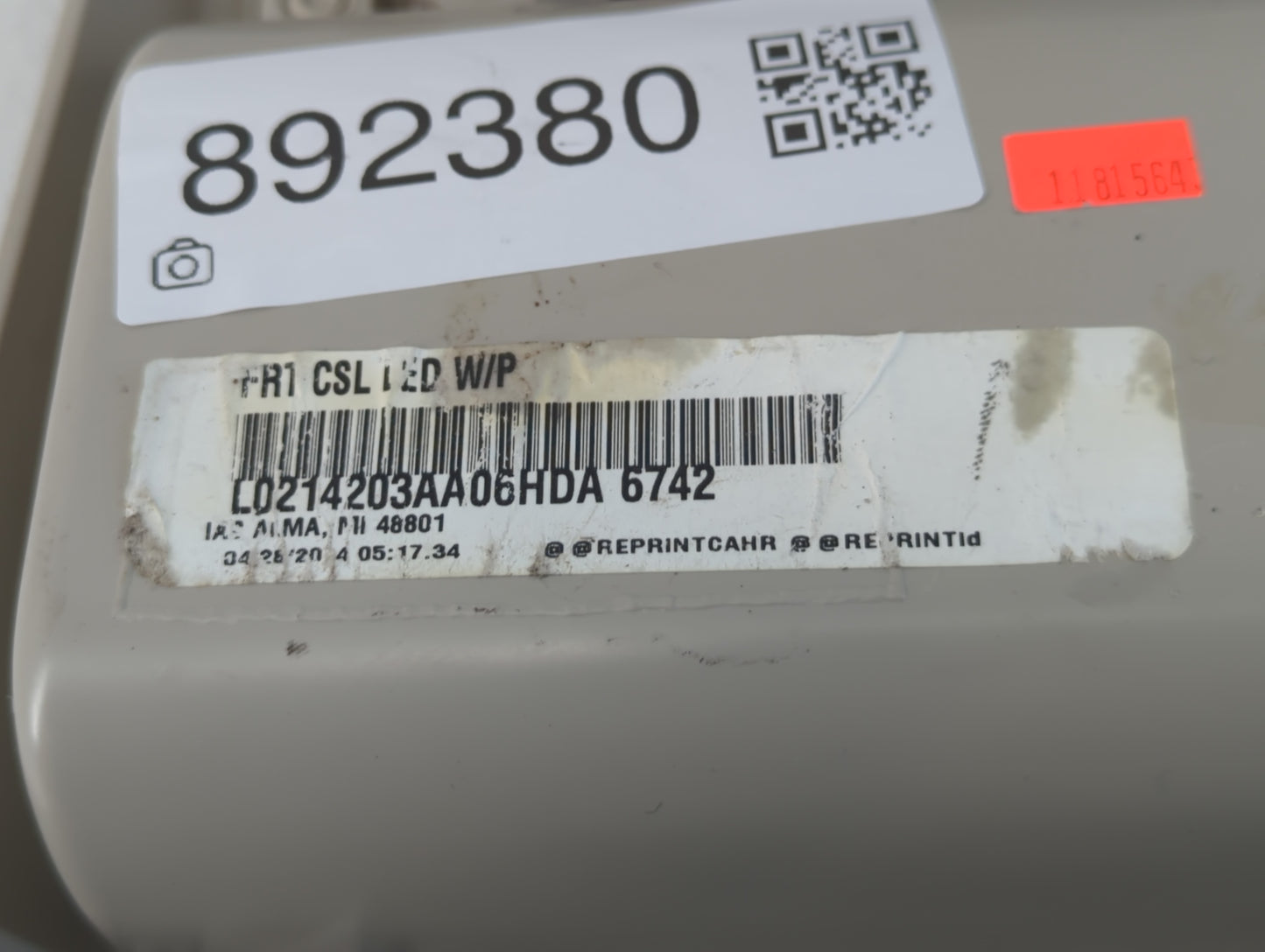 2012 Chrysler Town & Country Overhead Roof Console - Oemusedautoparts1.com