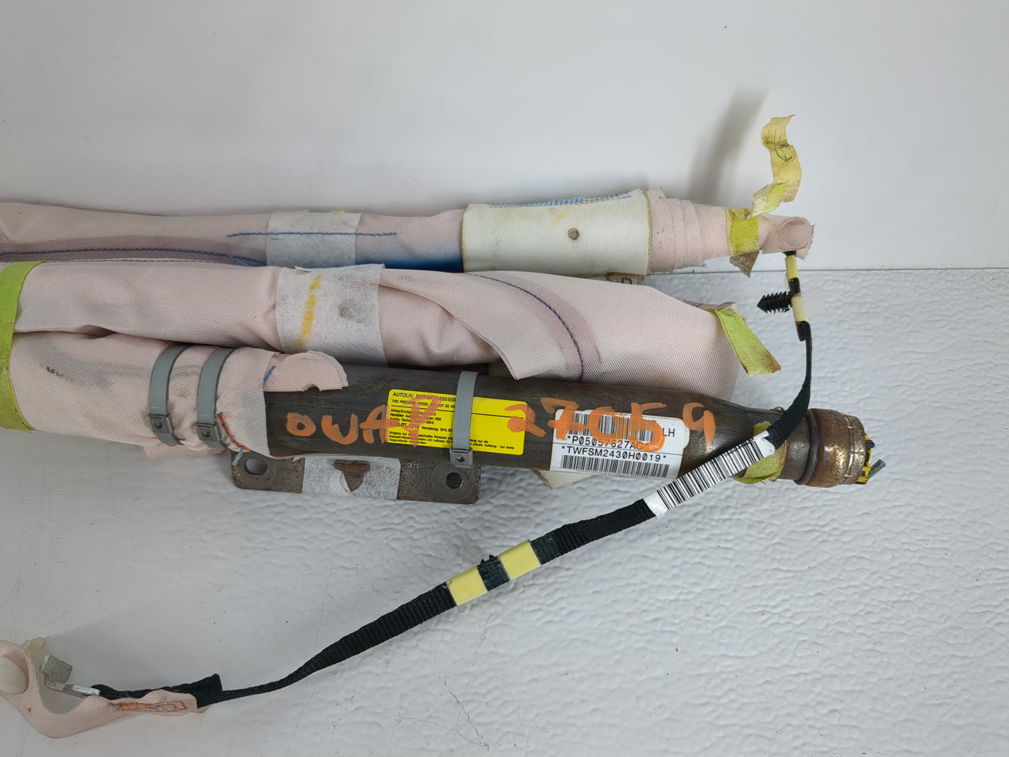 2012 Chrysler Voyager Passenger Curtain Air Bag Oem - Oemusedautoparts1.com