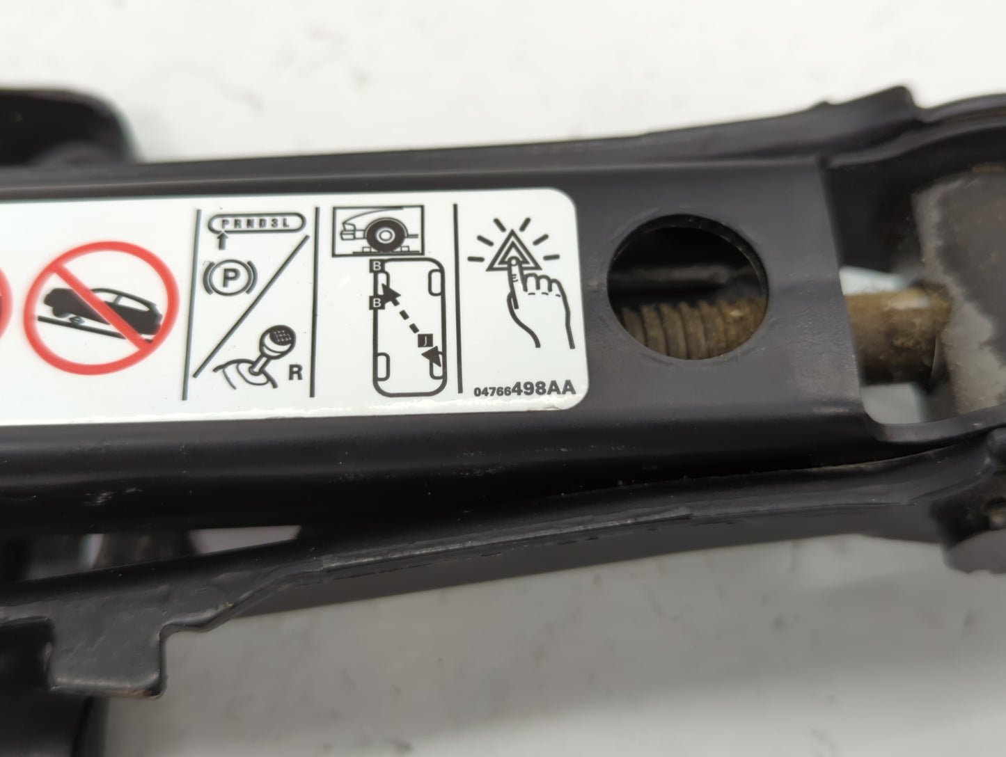 2012 Dodge Avenger Spare Scissor Car Jack 1112412 - Oemusedautoparts1.com