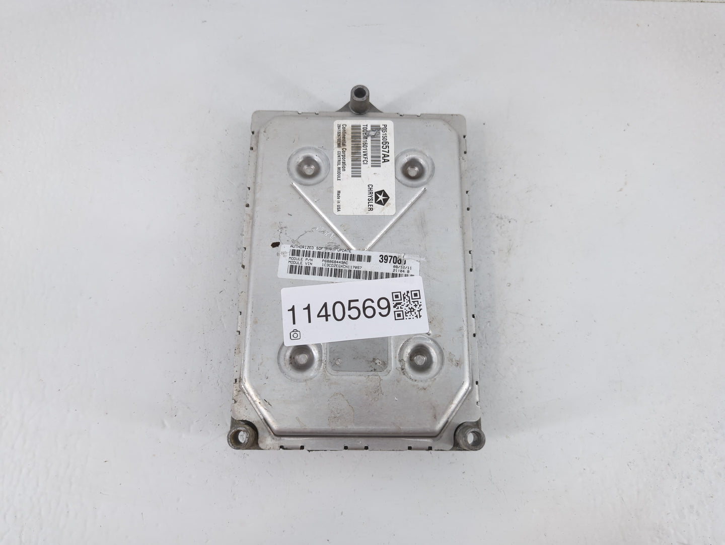 2012 Dodge Avenger PCM Engine Control Computer ECU ECM PCU OEM P/N:P05150657AA Fits OEM Used Auto Parts - Oemusedautoparts1.