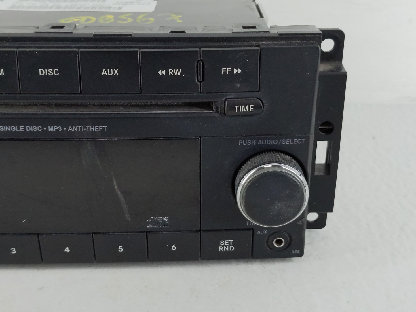 2011-2012 Dodge Avenger Radio AM FM Cd Player Receiver Replacement P/N:P05091195AB Fits Fits 2011 2012 OEM Used Auto Parts -