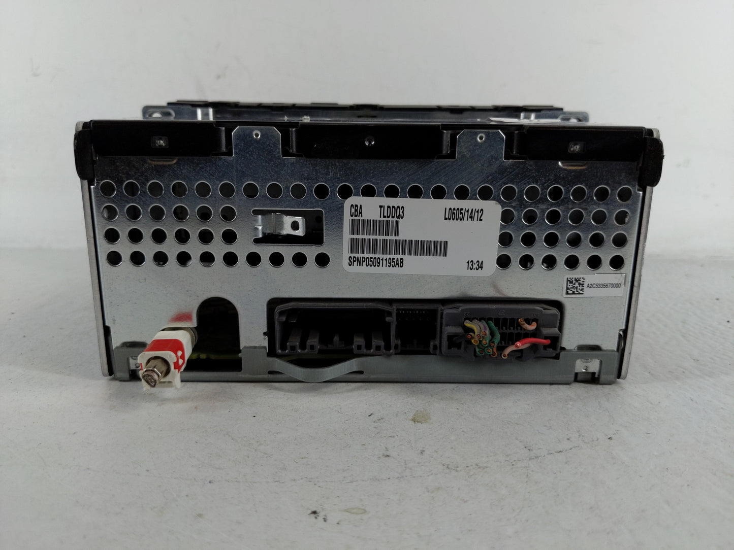 2011-2012 Dodge Avenger Radio AM FM Cd Player Receiver Replacement P/N:P05091195AB Fits Fits 2011 2012 OEM Used Auto Parts -