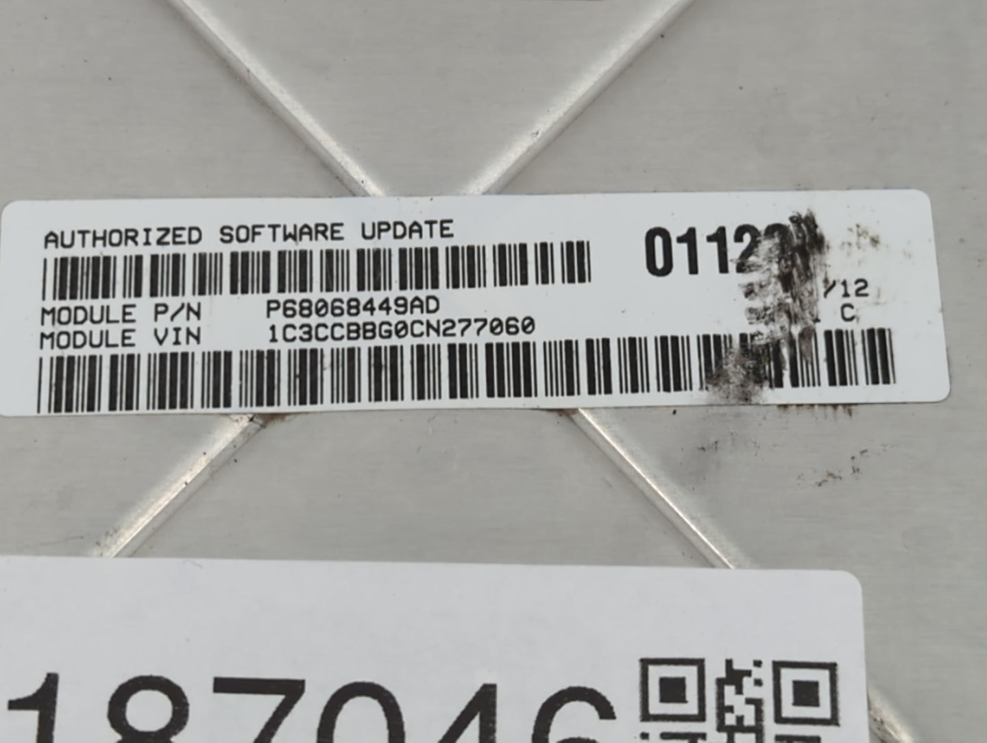 2012 Dodge Avenger PCM Engine Control Computer ECU ECM PCU OEM P/N:P05150657AA Fits OEM Used Auto Parts - Oemusedautoparts1.