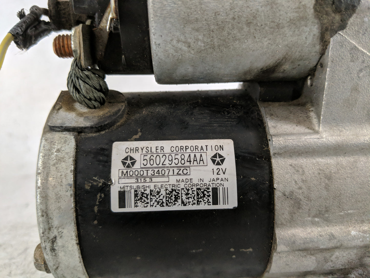 2011-2014 Dodge Avenger Car Starter Motor Solenoid OEM P/N:56029584AA Fits Fits 2011 2012 2013 2014 2015 2016 2017 OEM Used 