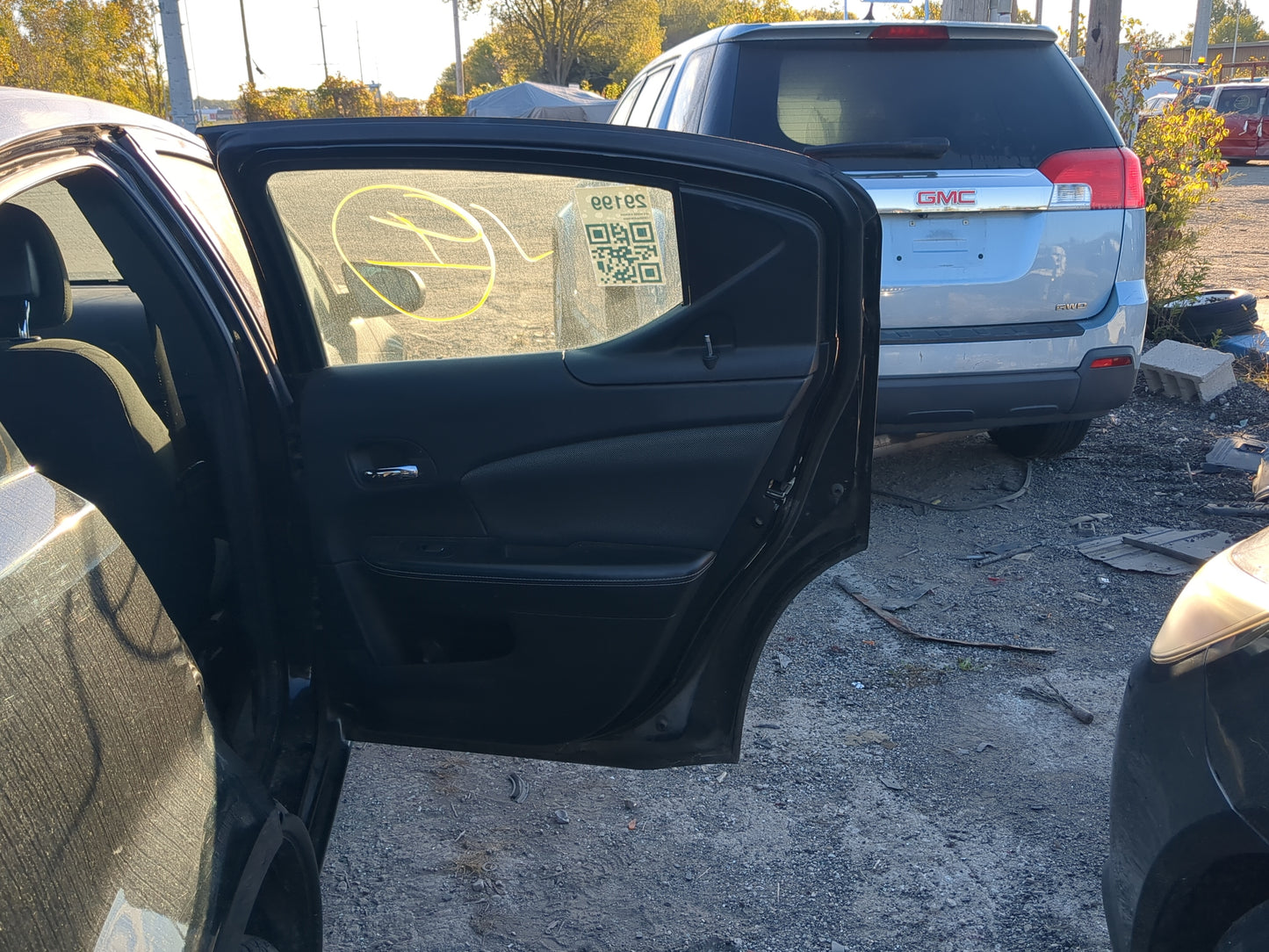 2008-2014 Dodge Avenger Passenger Rear Door Oem - Oemusedautoparts1.com