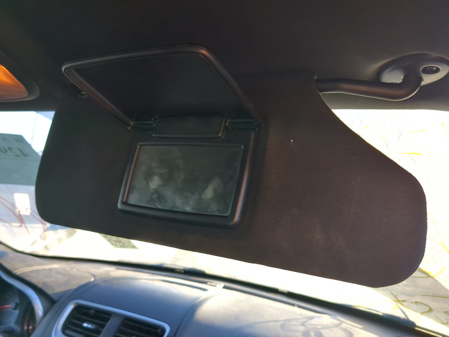 2011-2014 Dodge Avenger Sun Visor Shade Replacement Passenger Right Mirror Fits Fits 2011 2012 2013 2014 OEM Used Auto Parts