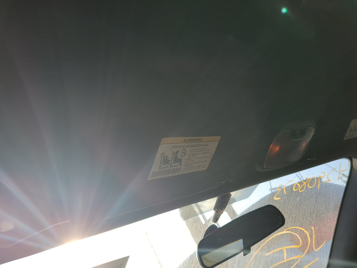 2011-2014 Dodge Avenger Sun Visor Shade Replacement Driver Left Mirror Fits Fits 2011 2012 2013 2014 OEM Used Auto Parts - O