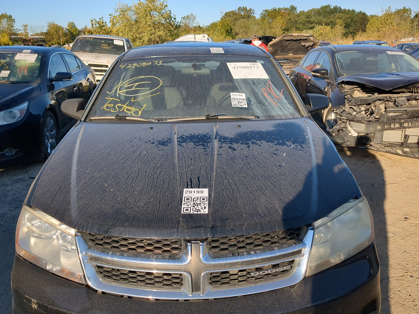 2008-2014 Dodge Avenger Hood Oem 1191473 - Oemusedautoparts1.com
