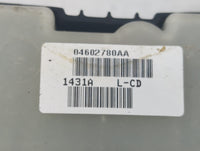 2008-2014 Dodge Avenger Master Power Window Switch Replacement Driver Side Left P/N:04602780AA Fits OEM Used Auto Parts - Oe