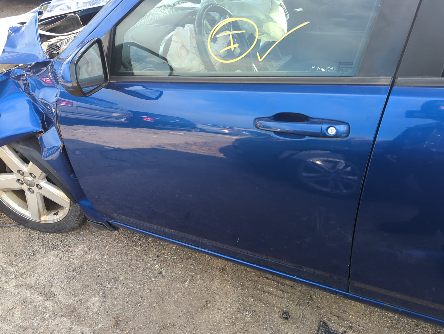 2011-2014 Dodge Avenger Driver Front Door Oem - Oemusedautoparts1.com