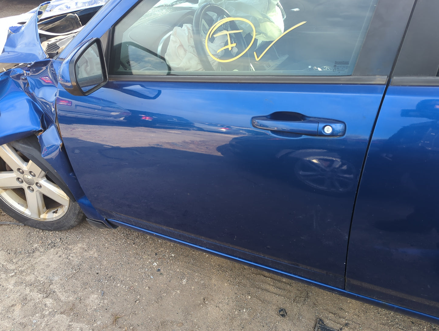 2011-2014 Dodge Avenger Driver Front Door Oem - Oemusedautoparts1.com