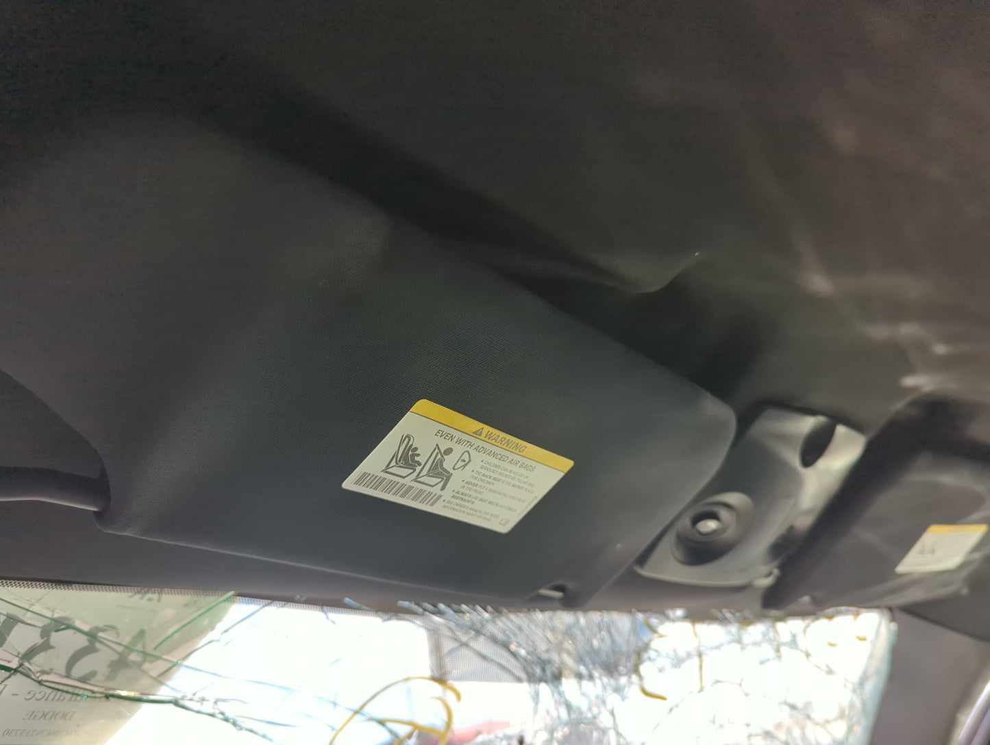 2011-2014 Dodge Avenger Sun Visor Shade Replacement Driver Left Mirror Fits Fits 2011 2012 2013 2014 OEM Used Auto Parts - O