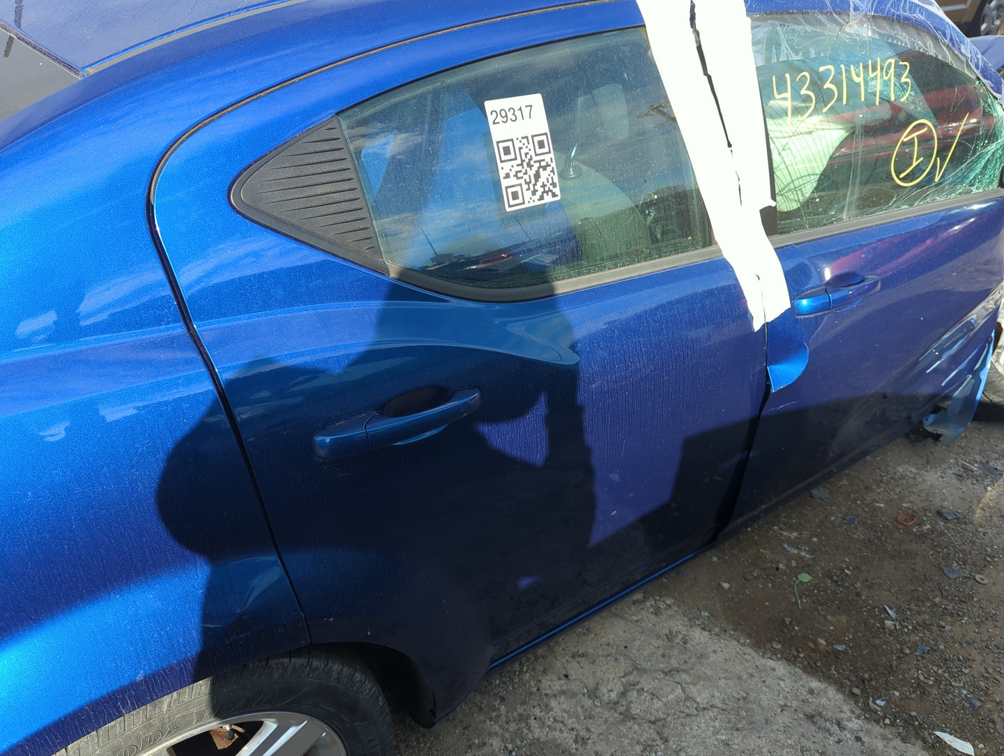2008-2014 Dodge Avenger Passenger Rear Door Oem - Oemusedautoparts1.com