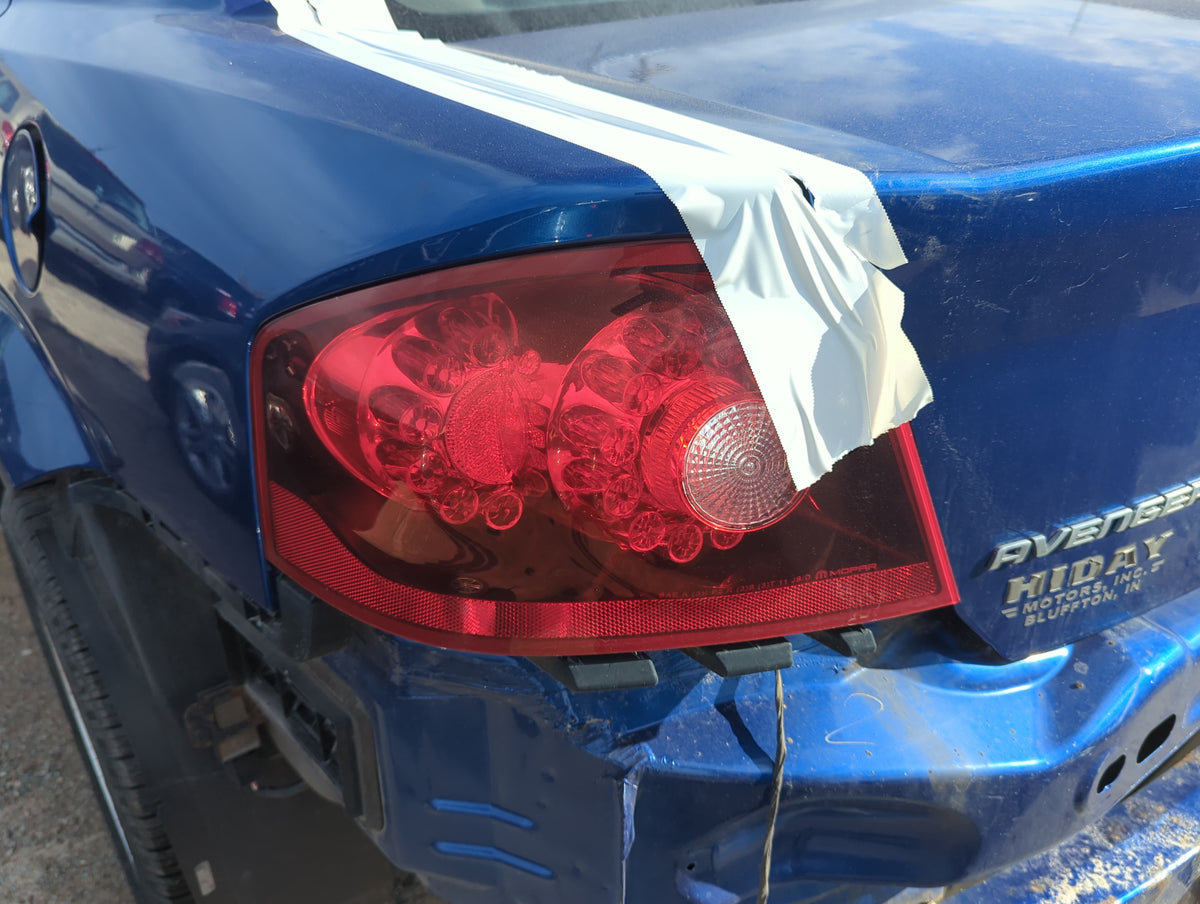 2011-2014 Dodge Avenger Tail Light Assembly Driver Left OEM Fits Fits 2011 2012 2013 2014 OEM Used Auto Parts - Oemusedautop