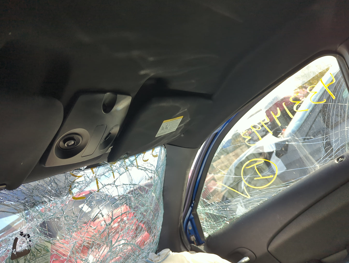 2011-2014 Dodge Avenger Sun Visor Shade Replacement Passenger Right Mirror Fits Fits 2011 2012 2013 2014 OEM Used Auto Parts