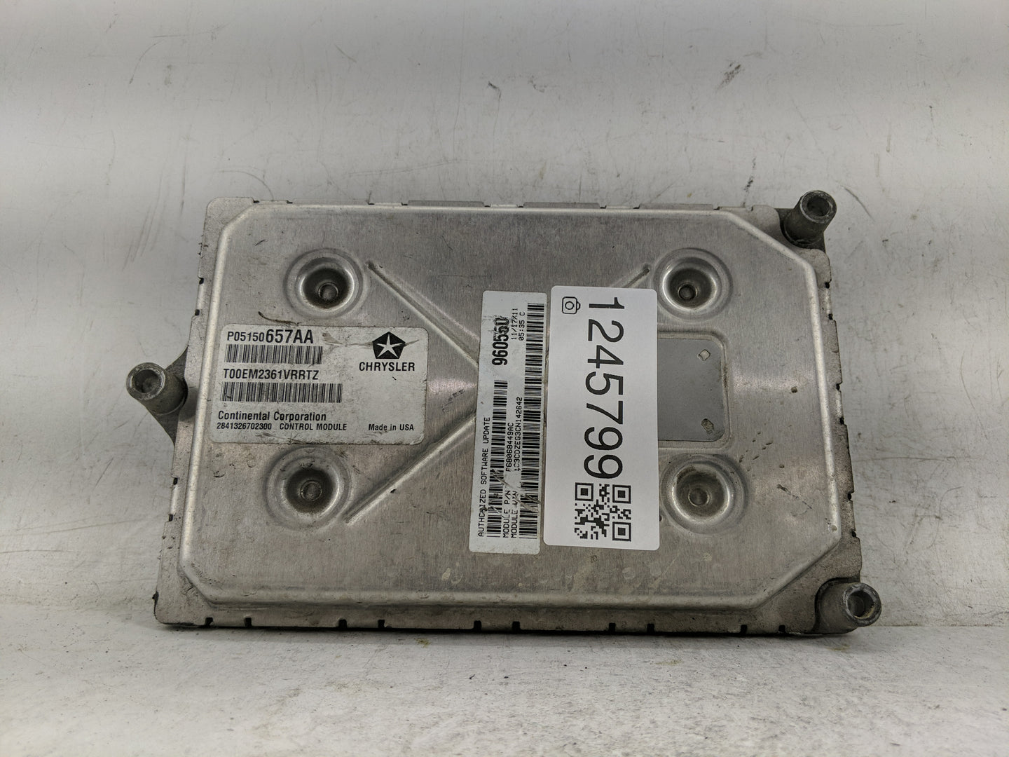 2012 Dodge Avenger PCM Engine Control Computer ECU ECM PCU OEM P/N:P05150657AA Fits OEM Used Auto Parts - Oemusedautoparts1.