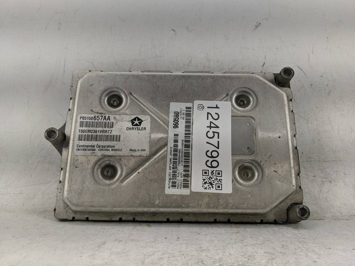2012 Dodge Avenger PCM Engine Control Computer ECU ECM PCU OEM P/N:P05150657AA OEM Used Auto Parts - Oemusedautoparts1.com