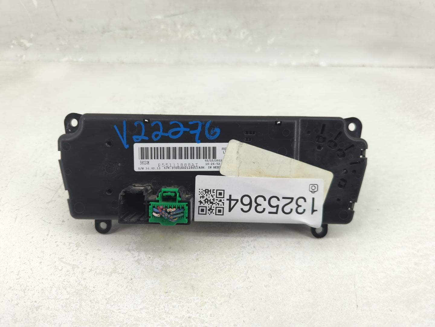 2008-2014 Dodge Avenger Climate Control Module Temperature AC/Heater Replacement P/N:P55111888AI Fits OEM Used Auto Parts - 