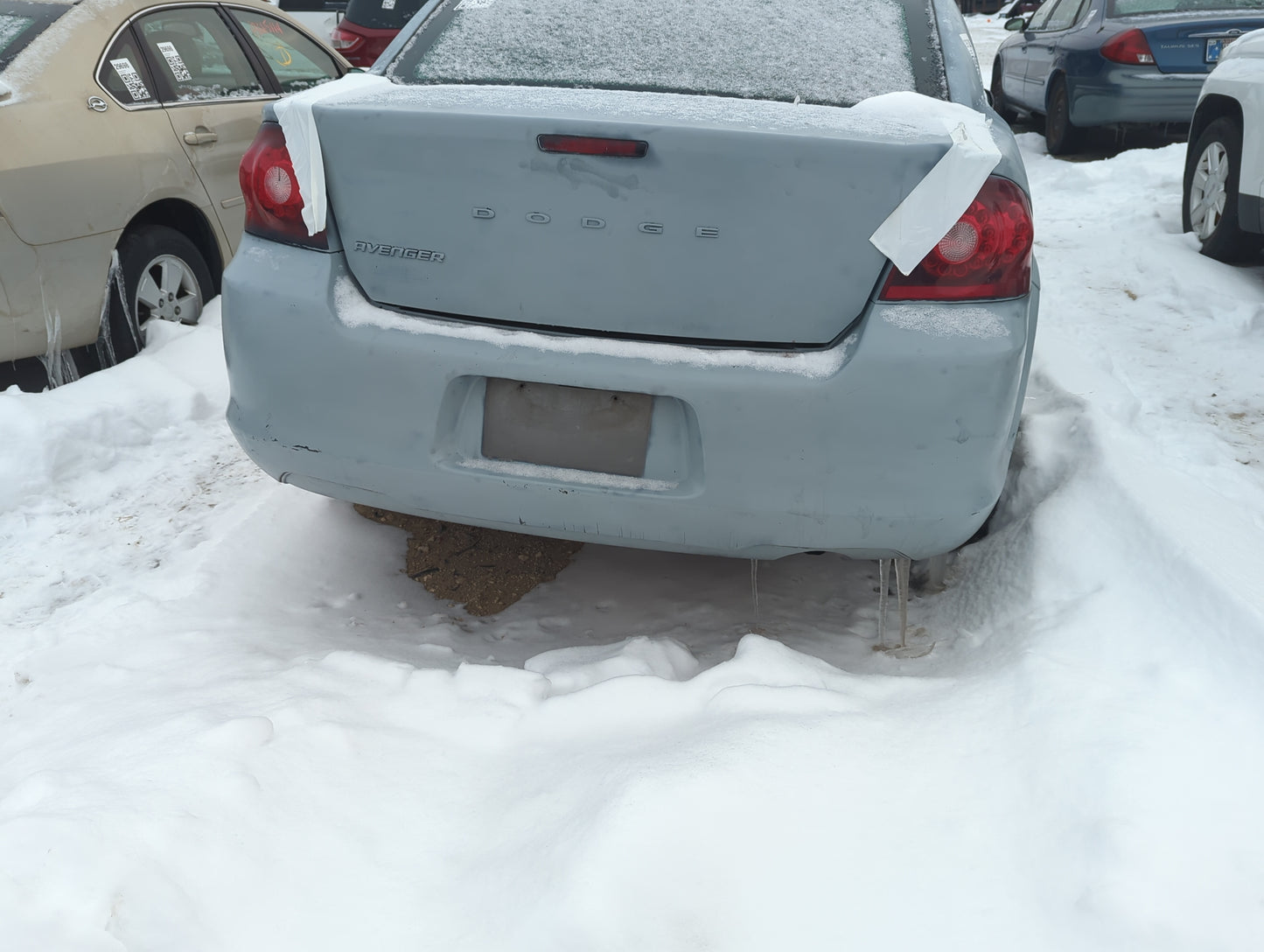2011-2014 Dodge Avenger Rear Bumper Assembly Oem - Oemusedautoparts1.com