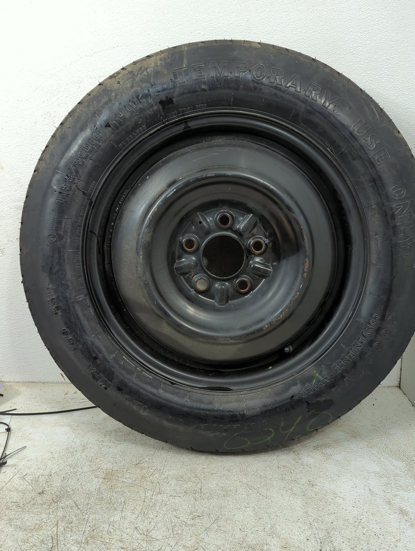 2008-2014 Dodge Avenger Spare Donut Tire Wheel Rim Oem 1376019 - Oemusedautoparts1.com