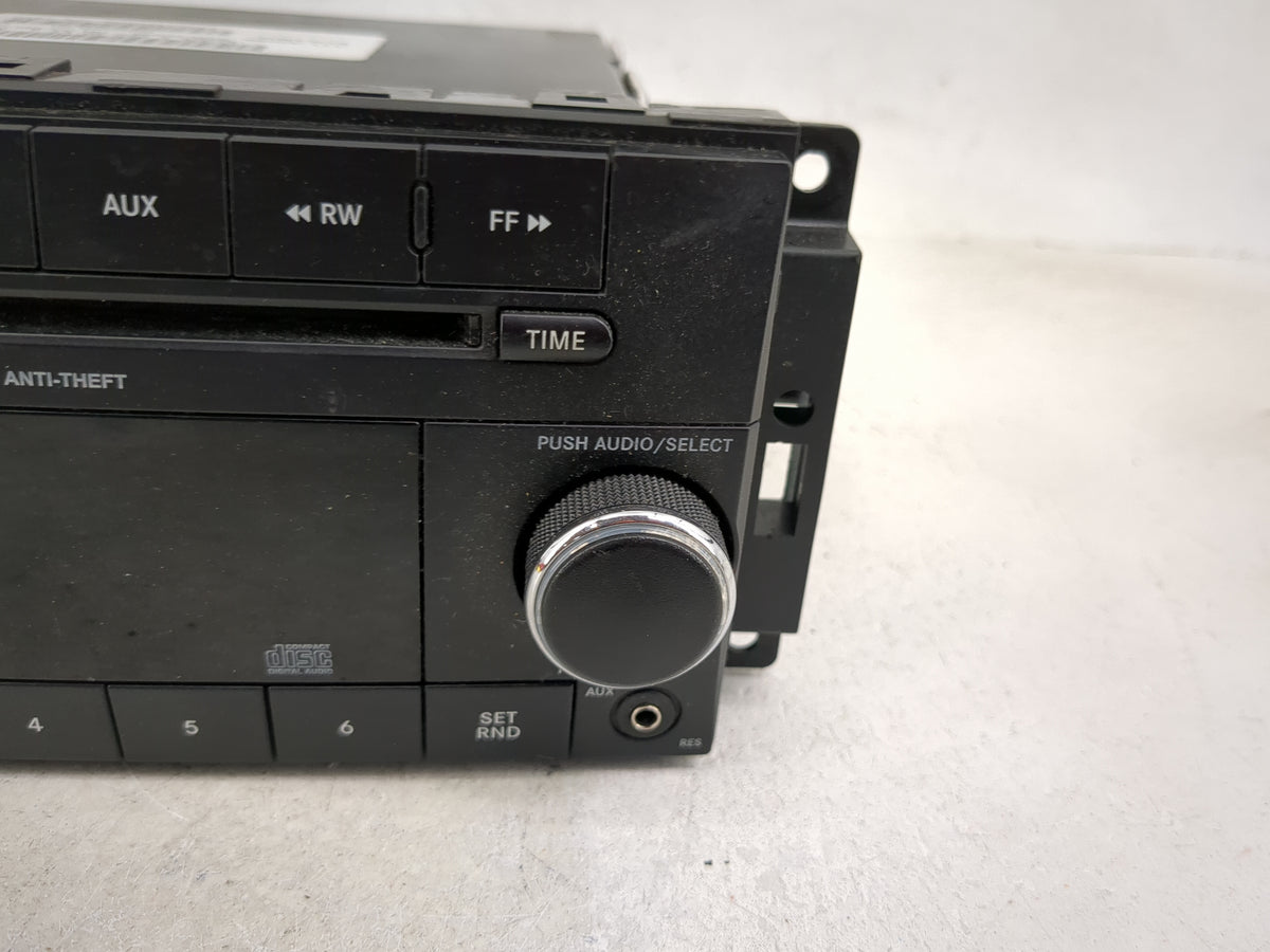 2011-2012 Dodge Avenger Radio AM FM Cd Player Receiver Replacement P/N:P05091195AA Fits Fits 2011 2012 OEM Used Auto Parts -