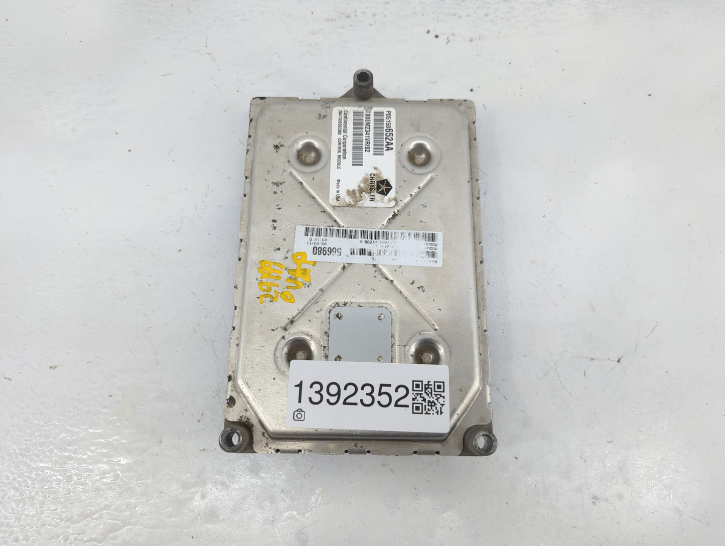 2012 Dodge Avenger PCM Engine Control Computer ECU ECM PCU OEM P/N:T00EM2341VRI92 P05150652AA Fits OEM Used Auto Parts - Oem