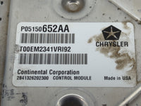 2012 Dodge Avenger PCM Engine Control Computer ECU ECM PCU OEM P/N:T00EM2341VRI92 P05150652AA Fits OEM Used Auto Parts - Oem
