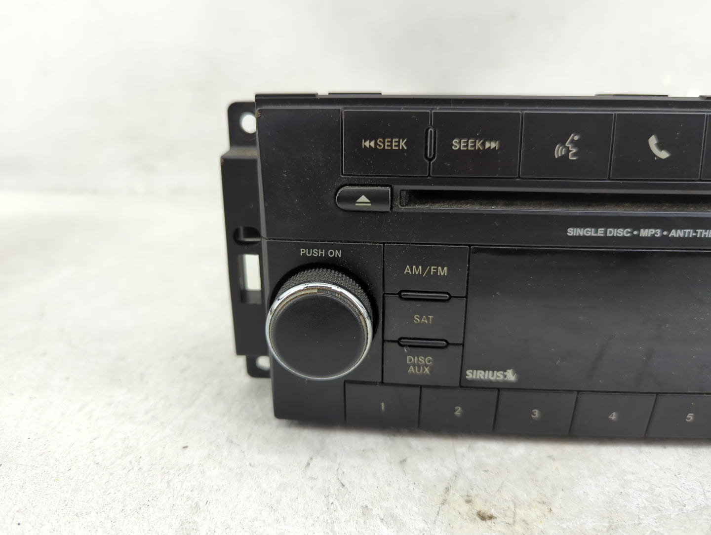 2011-2014 Dodge Avenger Radio AM FM Cd Player Receiver Replacement P/N:P05091197AC Fits Fits 2011 2012 2013 2014 OEM Used Au