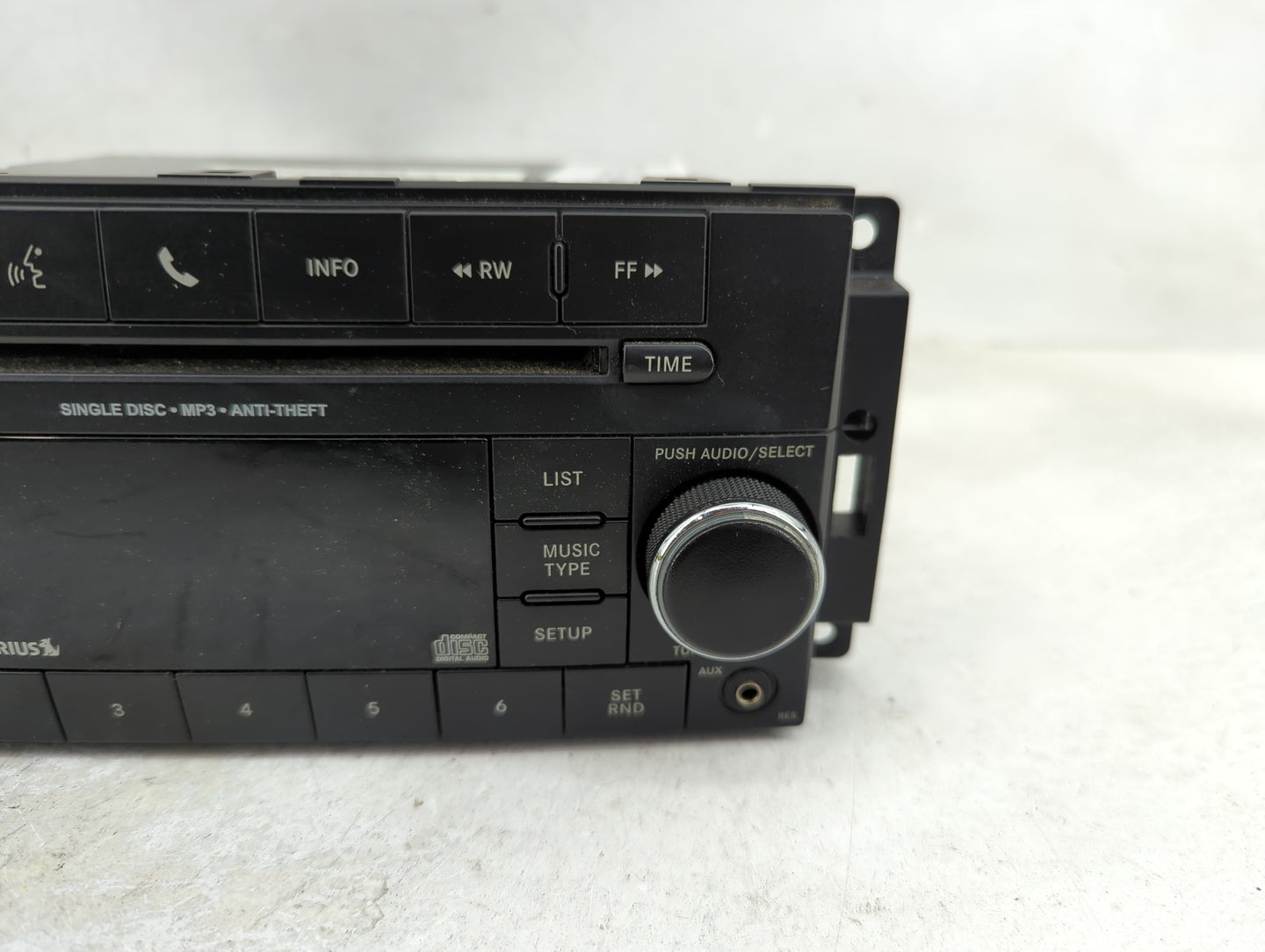 2011-2014 Dodge Avenger Radio AM FM Cd Player Receiver Replacement P/N:P05091197AC Fits Fits 2011 2012 2013 2014 OEM Used Au
